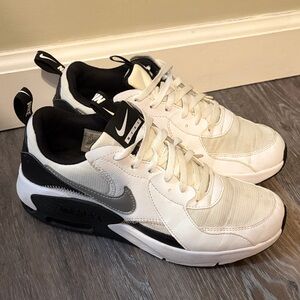 Nike Air Max Excee 5Y White, Black and Silver Sneakers